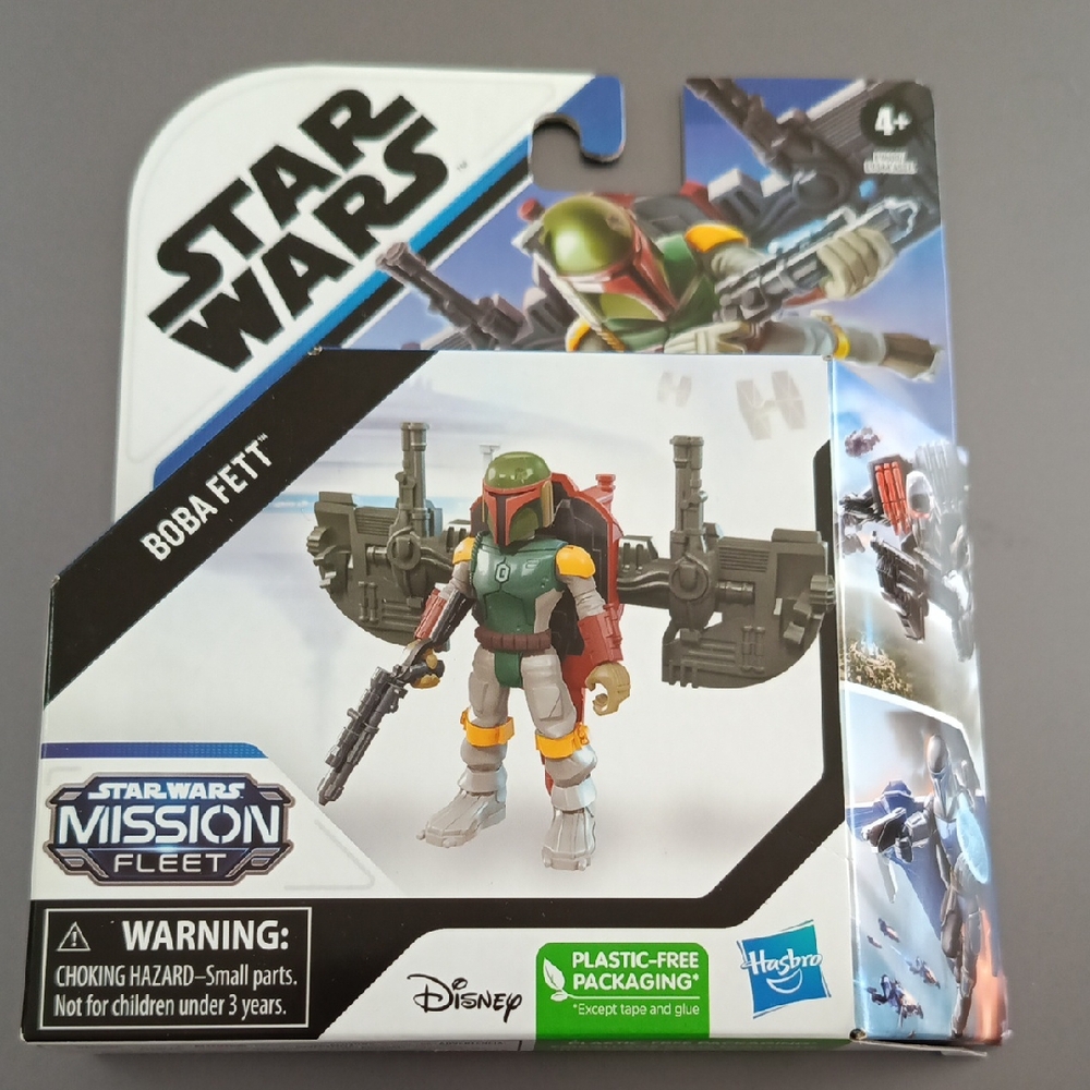 Star Wars Mission Fleet Boba Fett Action Figure - Green, Red, Yellow